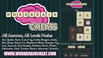 WordBrain Penguin 10 Cheats | WordBrain Cheats | Penguin 10 Answer