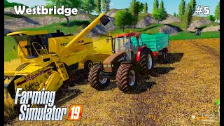 Farming Simulator 2019. Westbridge. Grain harvesting; sowing. #5