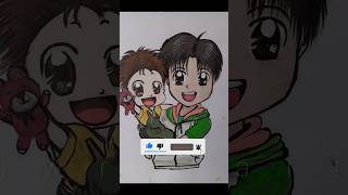 رسم انا واخي سبيستون drawing art اشتراك artist احترافية بطريقة سبيستون_قناة_شباب_المستقبل