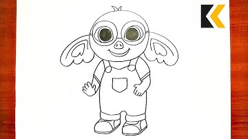 How To Draw Nicky | Draw Bing Characters Easily