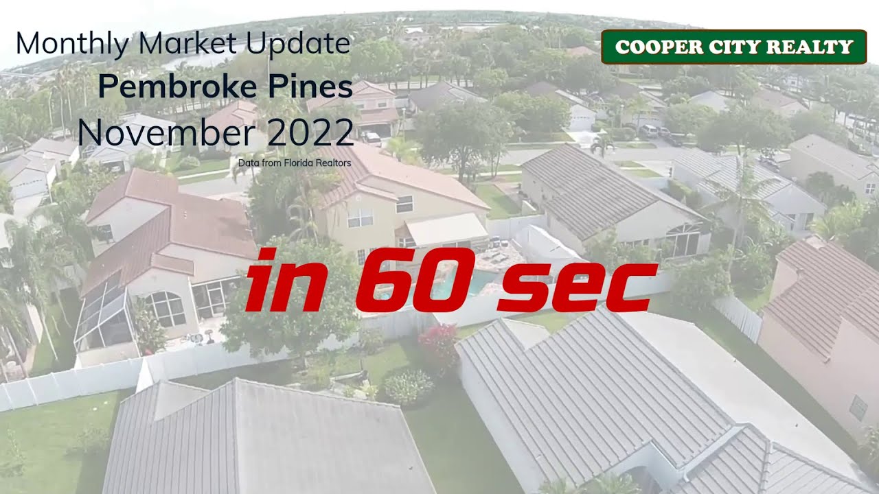 Pembroke Pines November 2022 Market Report In 60 Seconds