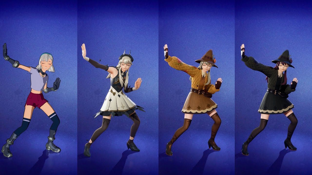 Firework emote with Lexa, Princess Lexa, and Lexa Hexbringer