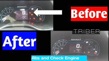 Abs And Check Engine Light Issue Fixed In Triber | Nishad Vlogs