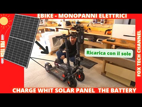 CHARGE YOUR EBIKE, ELECTRIC SCOOTER WITH SOLAR PANEL - DIAGRAM AND PROJECT