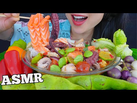 ASMR-SPICY-THAI-SEAFOOD-SALAD- ASMR-SPICY-THAI-SEAFOOD-SALAD-