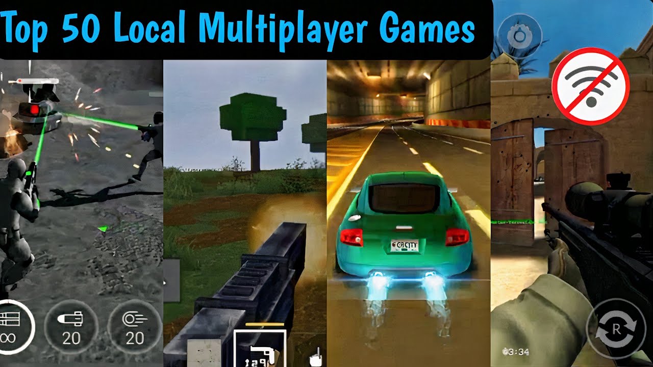 ToP 50 offline local multiplayer games for android 2022 - YouTube