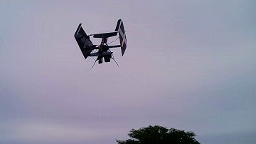 EasyVTOL New Design Testing - MonoPhan MonoProp - Thrust Vectoring