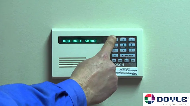 Doyle Security Systems - How To Use Basic Keypad Functions on a Bosch Panel