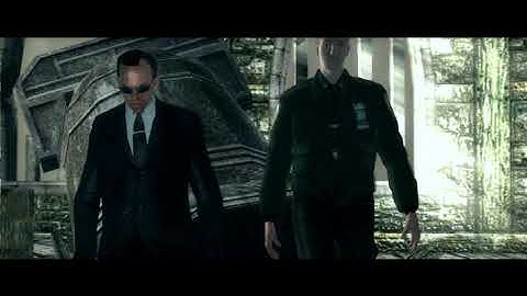 The Matrix: Path of Neo "Ahead Smithy-Глобальный Мод". Cпасение охранника от спецназа и Агента Уайта