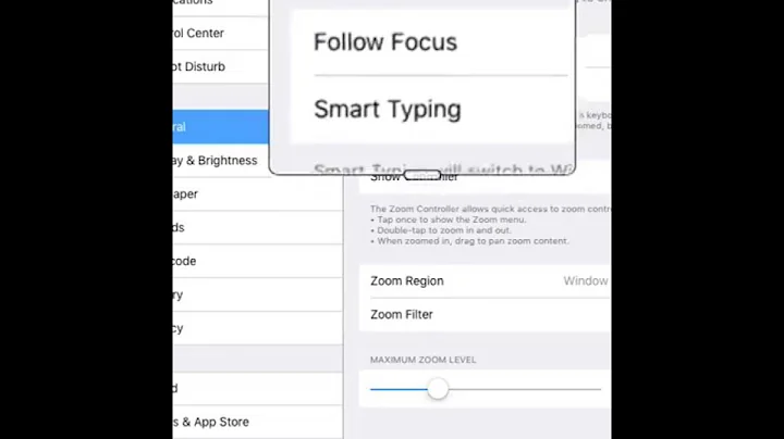 How to Enable and Disable Zoom for iPad