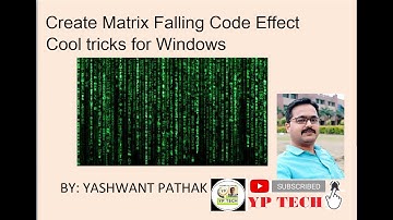#matrix  Matrix Falling Code Effect, just 3 line code for fun