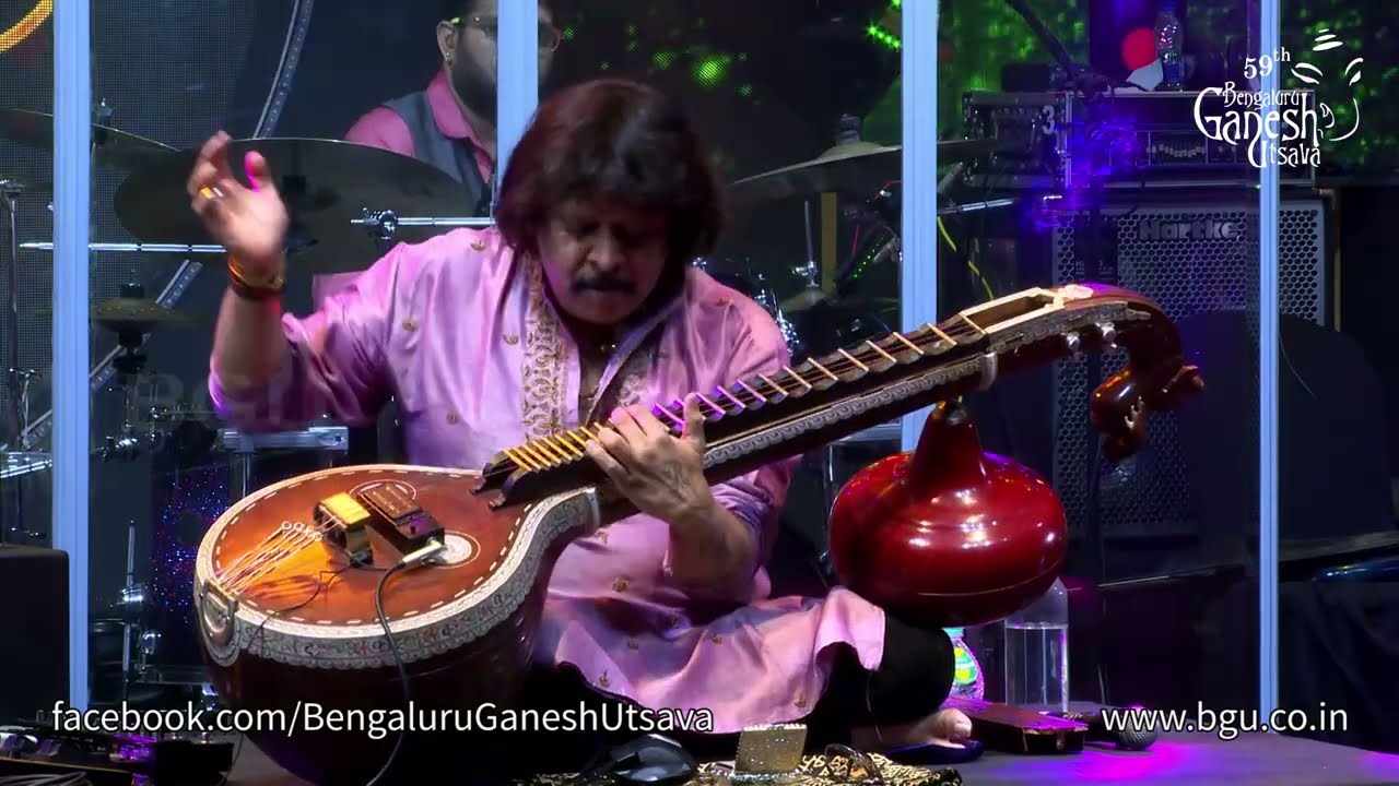 VALAIYOSAI  Sathya  Veena recital  Rajhesh Vaidhya   59th Bengaluru Ganesh Utsava  2021