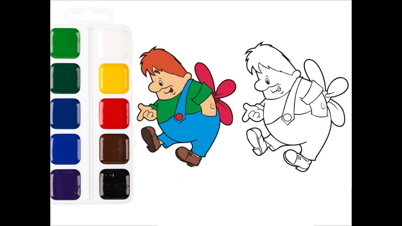 Карлсон рисунки детей