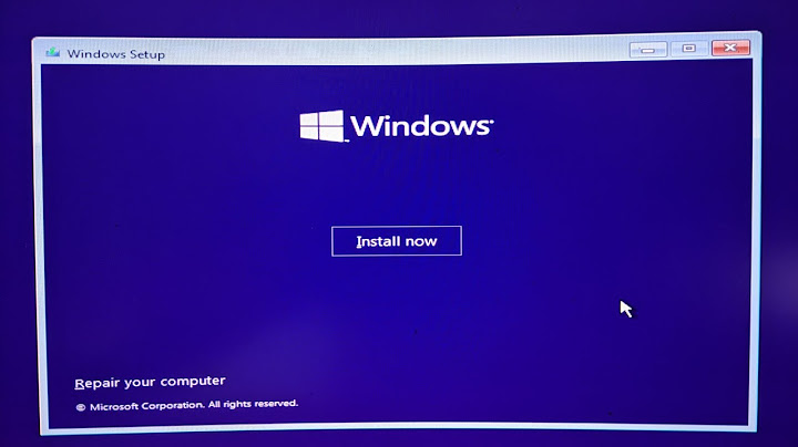 Lỗi cài đặt win 10 window cannot run properly năm 2024