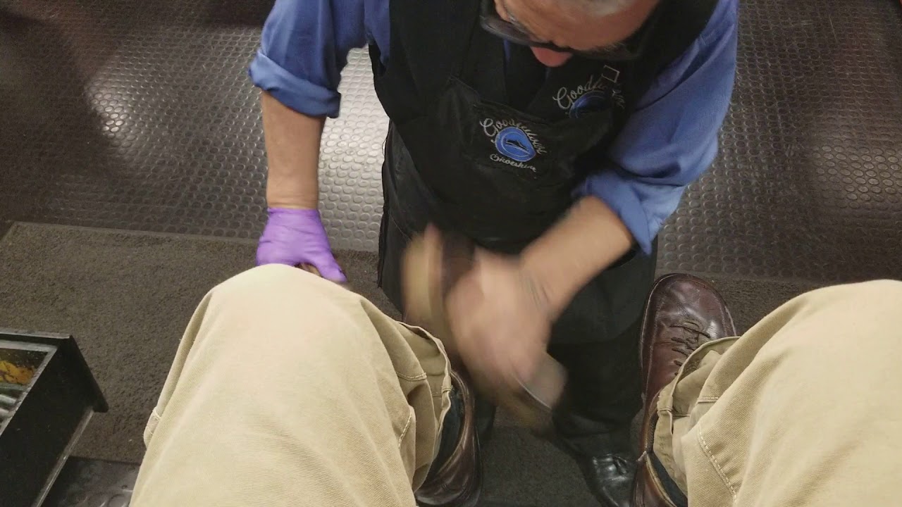 Salt Lake Airport shoe shine