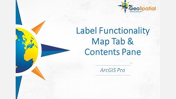 Labeling Functionality in the Map Tab and Contents Pane (ArcGIS Pro)