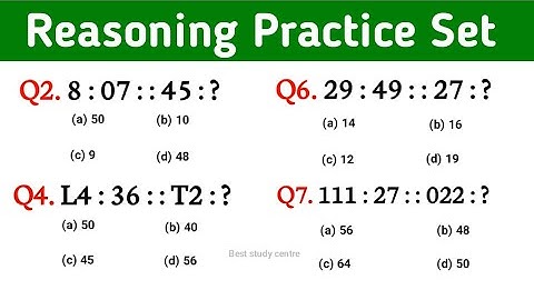 Reasoning Analogy Questions || Reasoning Practice Set ||  Analogy Previous year question tricks