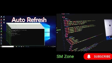 How To Create Auto Refresh for Windows [ রিফ্রেশিং এর নতুন ফর্মুলা ] (SM Zone) Bangla new video 2021