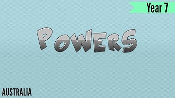 Powers (Writing in Expanded Form and Index Form)