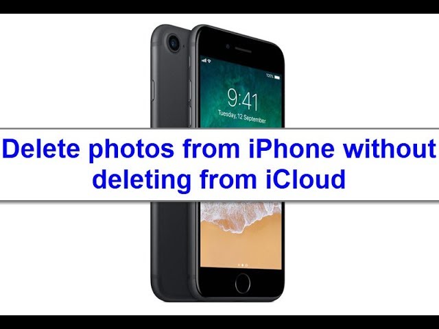 How To Delete Photos From Iphone Without Deleting From Icloud Here S The Way Youtube