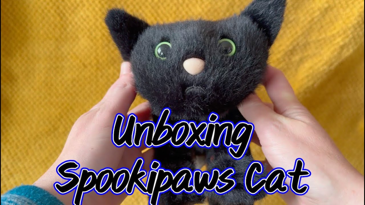 Jellycat Halloween Unboxing - Spookipaws Cat! - YouTube