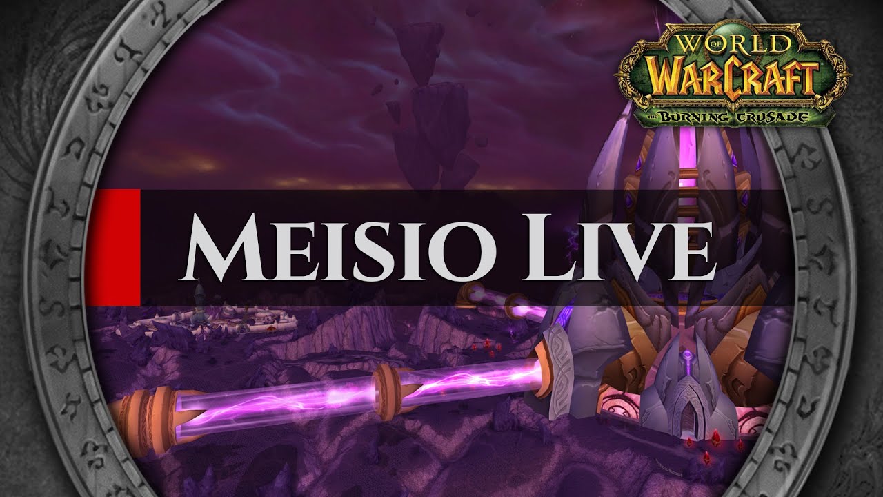 World of Warcraft TBC Classic Leveling in Blade's Edge Mountains and