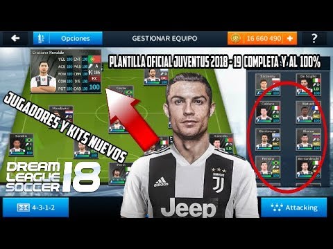 Descarga Ya Juventus Con Ronaldo Nuevos Jugadores Y Completo Al 100 Dream League Soccer 2018