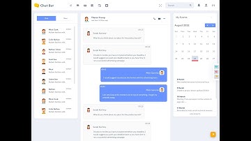 Smart Chatbot Dashboard & Chat Application Dashboard – Desktop Chat Software Template Web UI