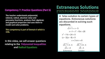 TExES 7-12 (235) Math Exam Competency 7: Practice Part 5