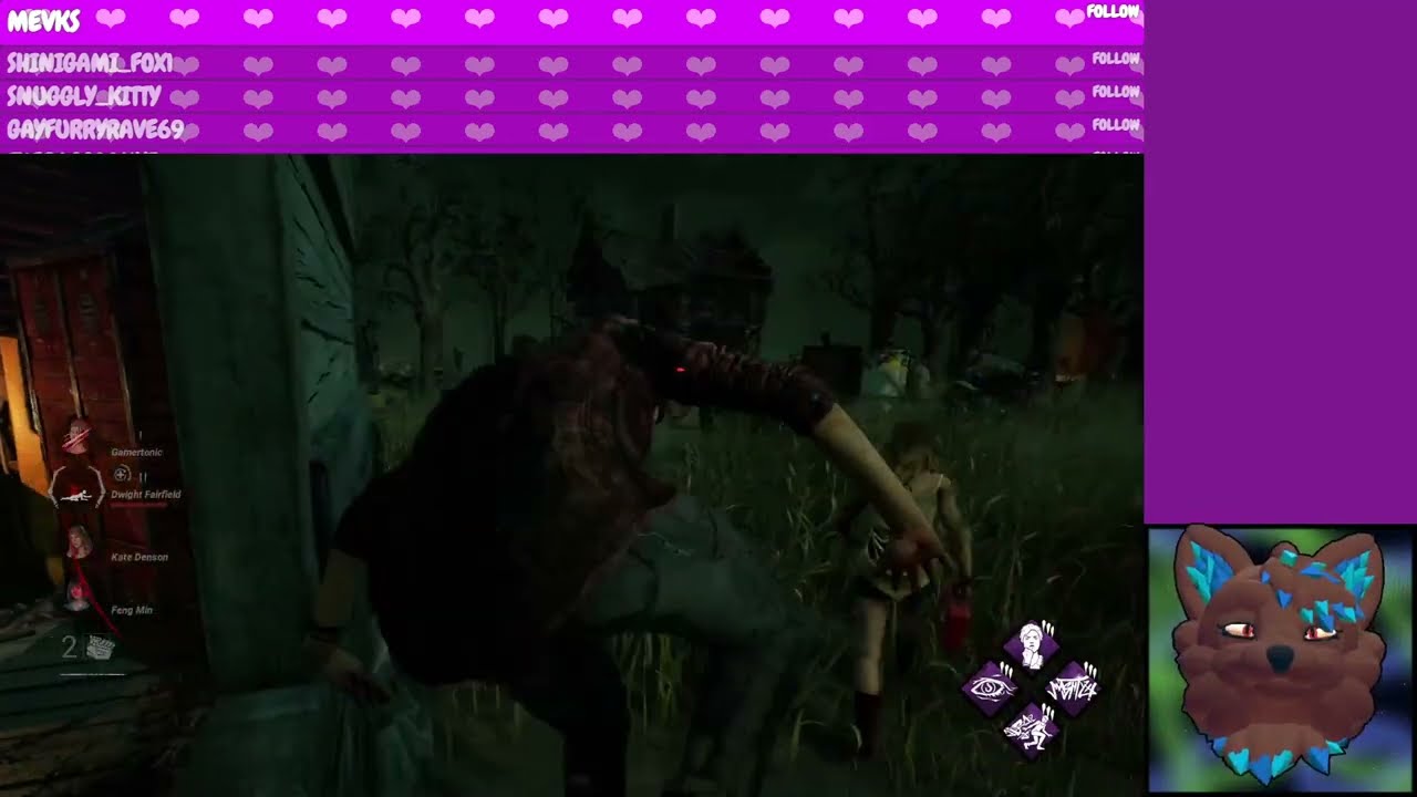 Live by nightfall!! Oops, I mean Dead By Daylight!! Wolf girl tries to stay off the hook!!