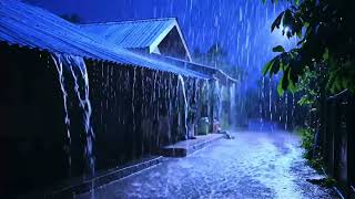 Serene Countryside Night Rain on Tin Roof | Relaxing ASMR Sounds for Better Sleep 794