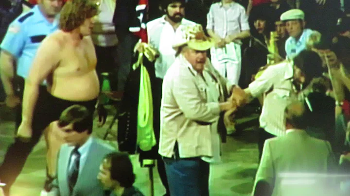 Terry Gordy launches a fan (World Class Wrestling,...