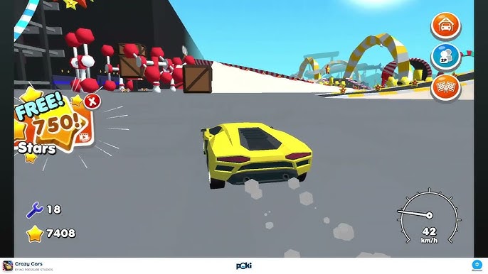 Poki Crazy Cars - A Free-to-Play 3D Racing Game with No Pressure