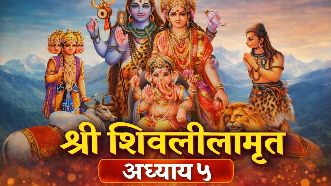 श्री शिवलीलामृत अध्याय ५ | शिवमहिमा कथा | महाशिवरात्री विशेष | Shivlilamrut Adhyay 5 Marathi