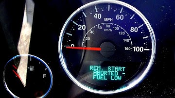 👉 Remote Start: Engine Turns Off after a Few Seconds (READ DESCRIPTION)