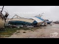 08-26-17 8am - Rockport, TX - Boats tossed, marina destroyed, buildings gone - Bart Comstock