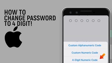 How To Change iPhone Passcode To 4 Digits [easy]