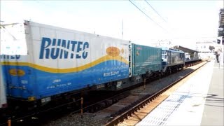 JR貨物 EF210-140号機[吹] 貨物列車7053レ【佐川急便グループUV56Aコンテナ積載!!】