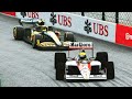 McLaren F1 2022 vs McLaren F1 1989 (Ayrton Senna) - Monaco