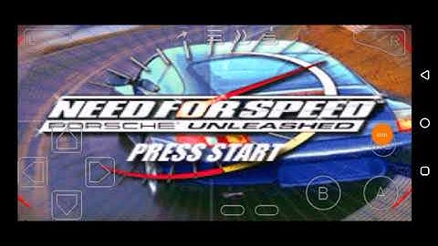Need For Speed: Porsche Unleashed (GBA) Title Screen
