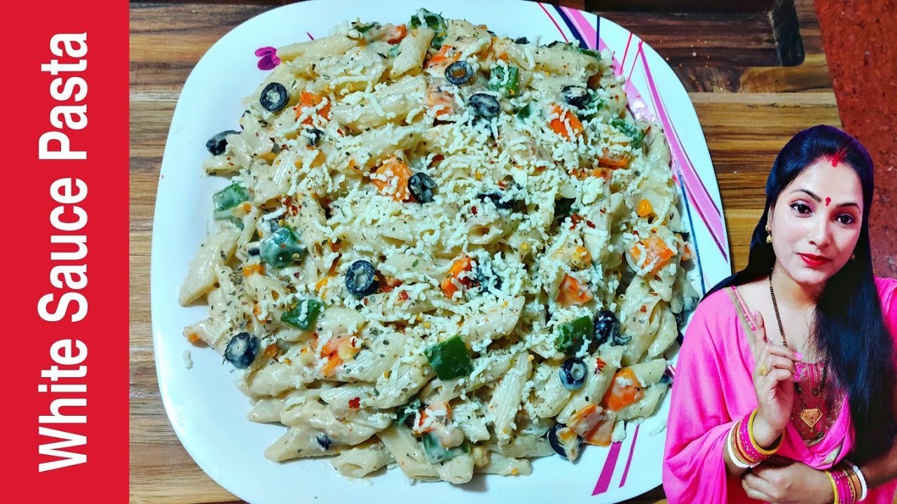 White Sauce pasta recipe Pasta and White Sauce Indian style white