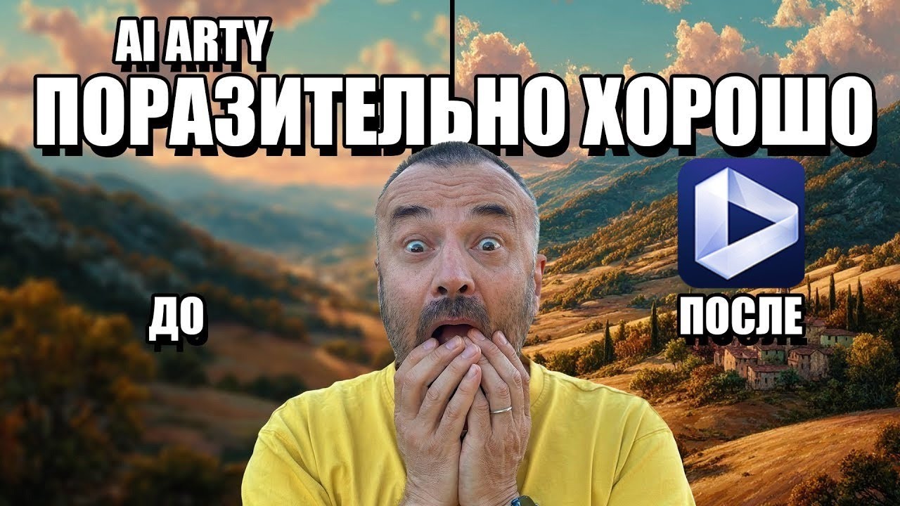 Лучший ИИ‑апскейлер видео? AIArty дает потрясающий результат!