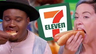 Trying Foods from 7Eleven w/ Zach Campbell (Cheat Day)