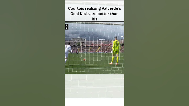Valverde trying to score from a Goal Kick😧#ronaldo #messi #valverde #realmadrid#barcelona#elclasico