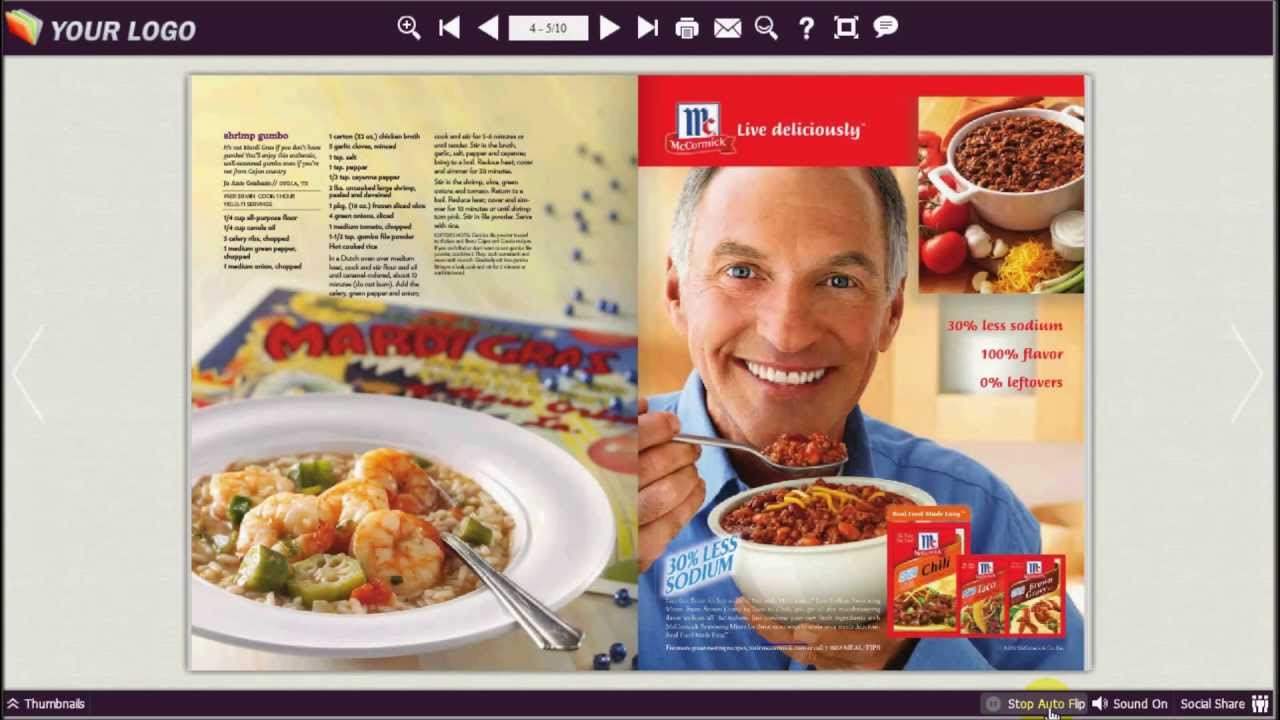 Make wonderful PDF to flashbook auto flip with FlipBook Creator