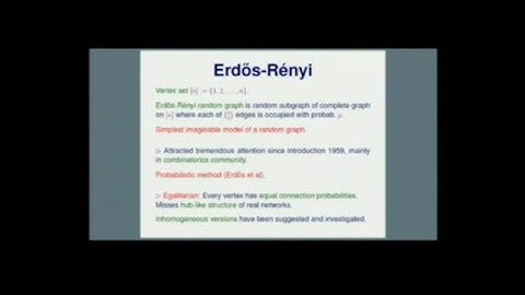 Nov, 26 - Random Graphs in the Brain