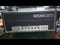 Sound City 120 Guitar Amp Head 1970s Service and Repairs