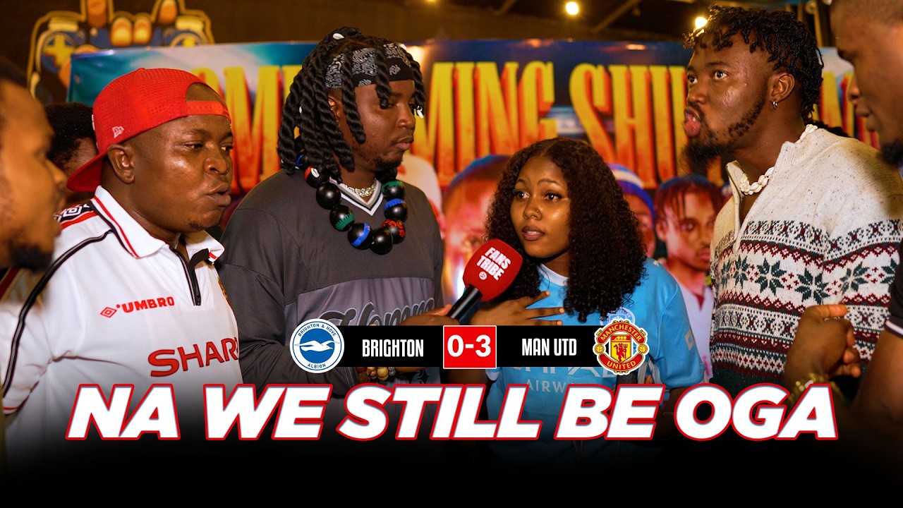 BRIGHTON 0-3 MANCHESTER UNITED  ( Henry & Kuro - NIGERIAN FANS REACTION) - Premier League 25/26