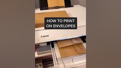 How to Print on envelopes (check description) #shorts