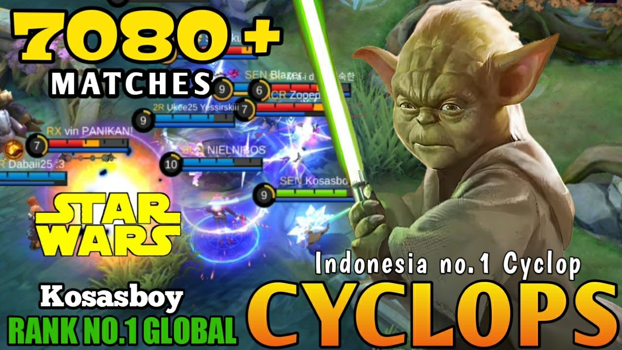 STARWARS SKIN CYCLOPS BY TOP GLOBAL RANK 1 MUSUH AUTO